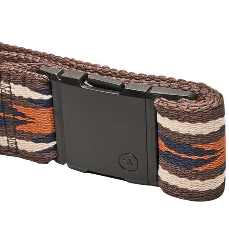 Arcade A2 Slim Stretch Belt in Ironwood Performance Travel Friendly Buckle Brown/Bay - One Size