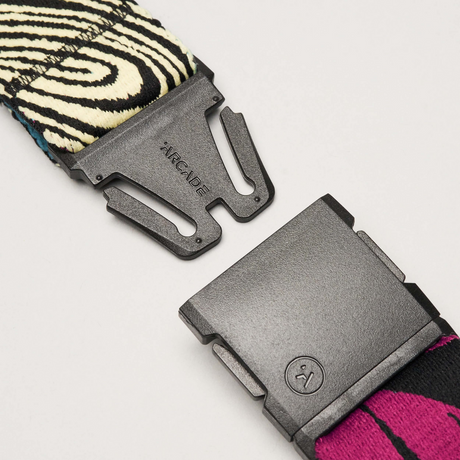 Arcade A2 Slim Stretch Belt in Save The Waves Travel Friendly Buckle Amalfi/Rise - One Size