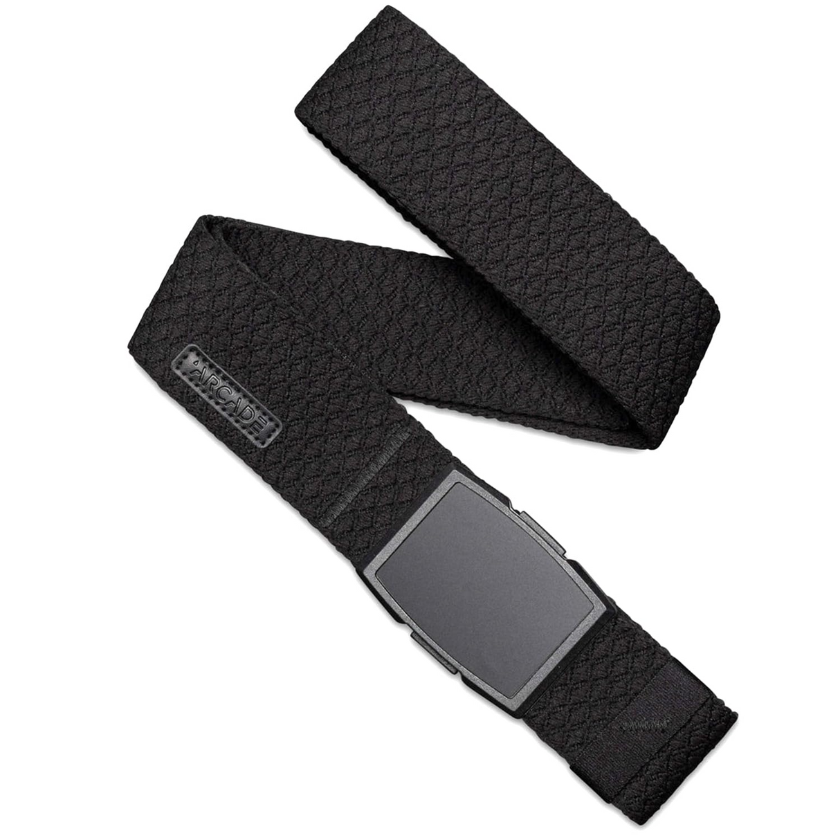 Arcade Capture Slim Stretch Belt in Salient Limo Travel Friendly Buckle - One Size