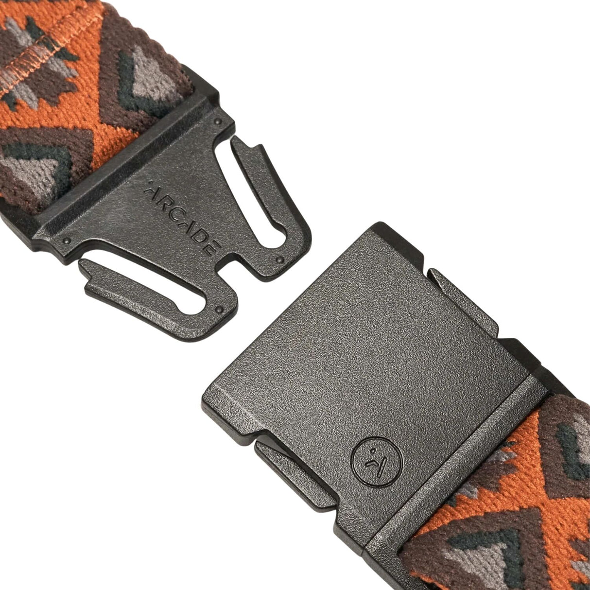 Arcade A2 Slim Belt Creosote Performance Stretch Recycled Adjustable One Size in Bay/Medium Brown