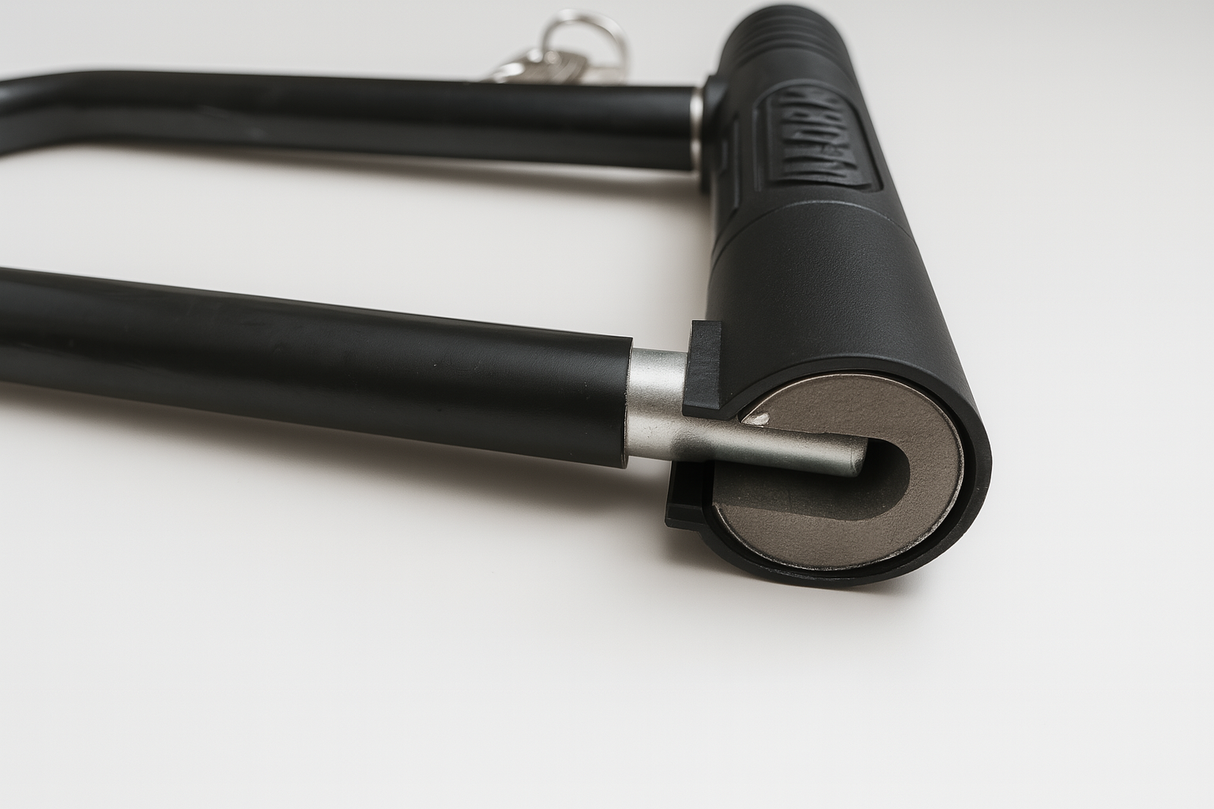 Bicycle Hardware U Lock Heavy Duty Keyed Bike Long - Assorted Colours - 13x20cm