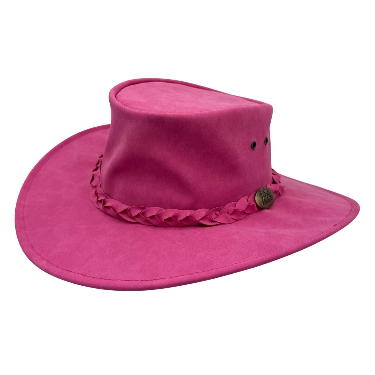 Jacaru 1065 Ranger Unisex Vegan Leather Hat - UPF 50+ (Made in Australia)