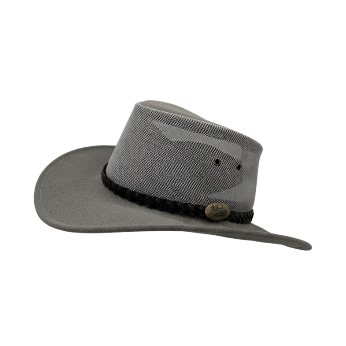 Jacaru 1066 Rizon Soft Vegan Leather Breeze Hat - Mesh Crown (Made in Australia)