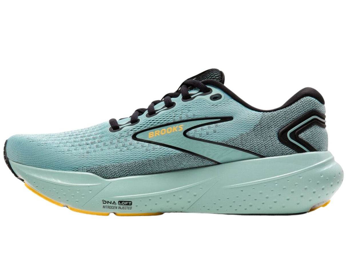 Mens Brooks Glycerin 21 Running Shoes in Cloud/Black/Gold – Size 13