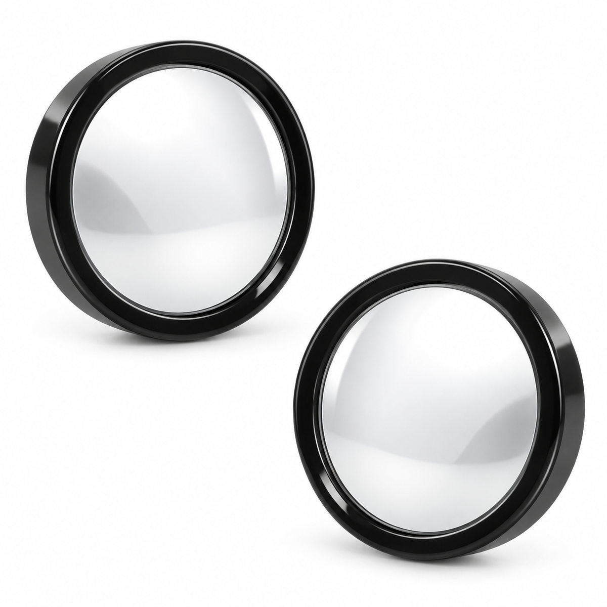 2x Blind Spot Car Mirrors 360 Degrees Wide Angle Adjustable Rear Side View Convex Glass