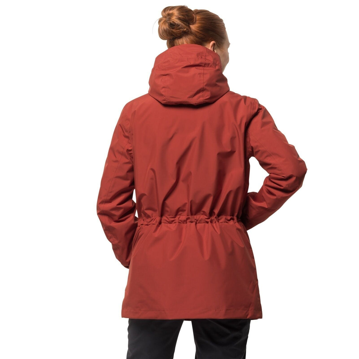 Jack Wolfskin Womens Fairway Ecosphere Warm Jacket (Waterproof Windproof) - Mexican Pepper