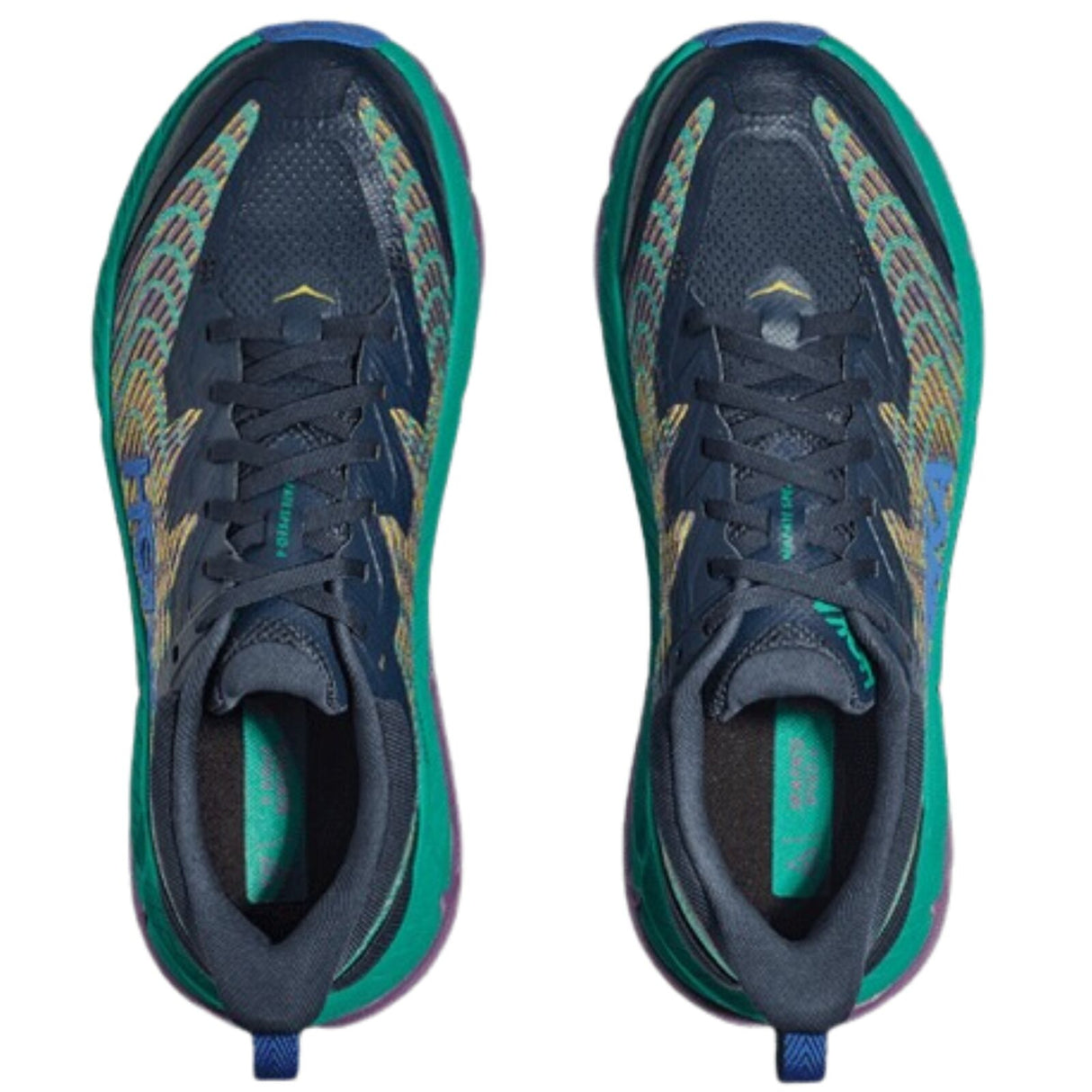 HOKA Mens Mafate Speed 4 Trail Running Shoes Strata/Tech Green - Size 11