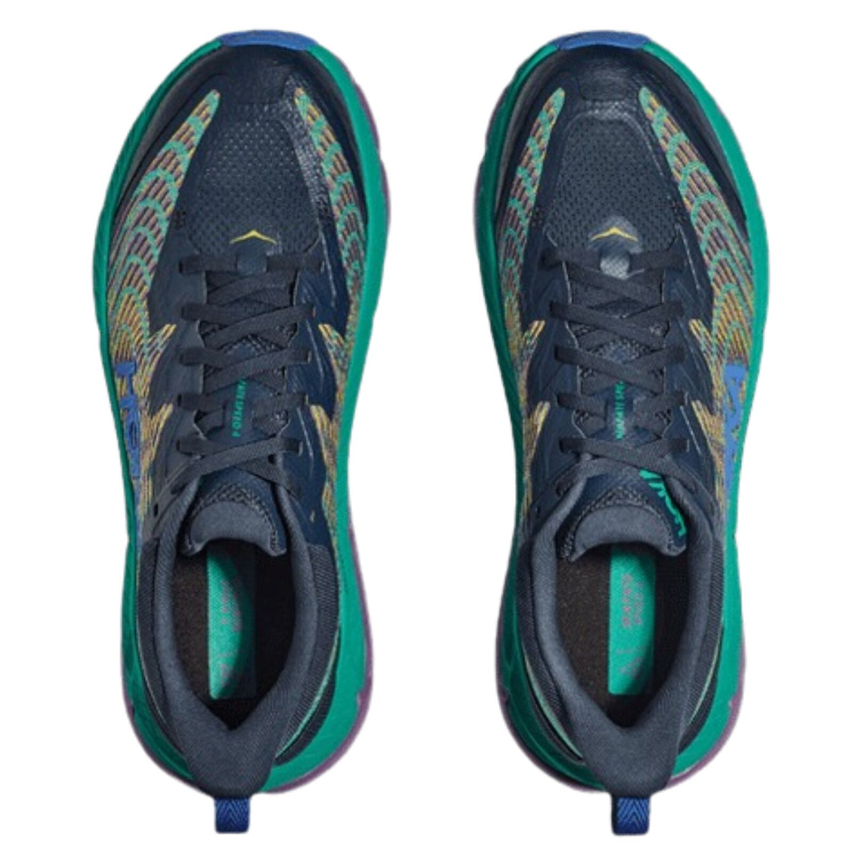 HOKA Mens Mafate Speed 4 Trail Running Shoes Strata/Tech Green - Size 11