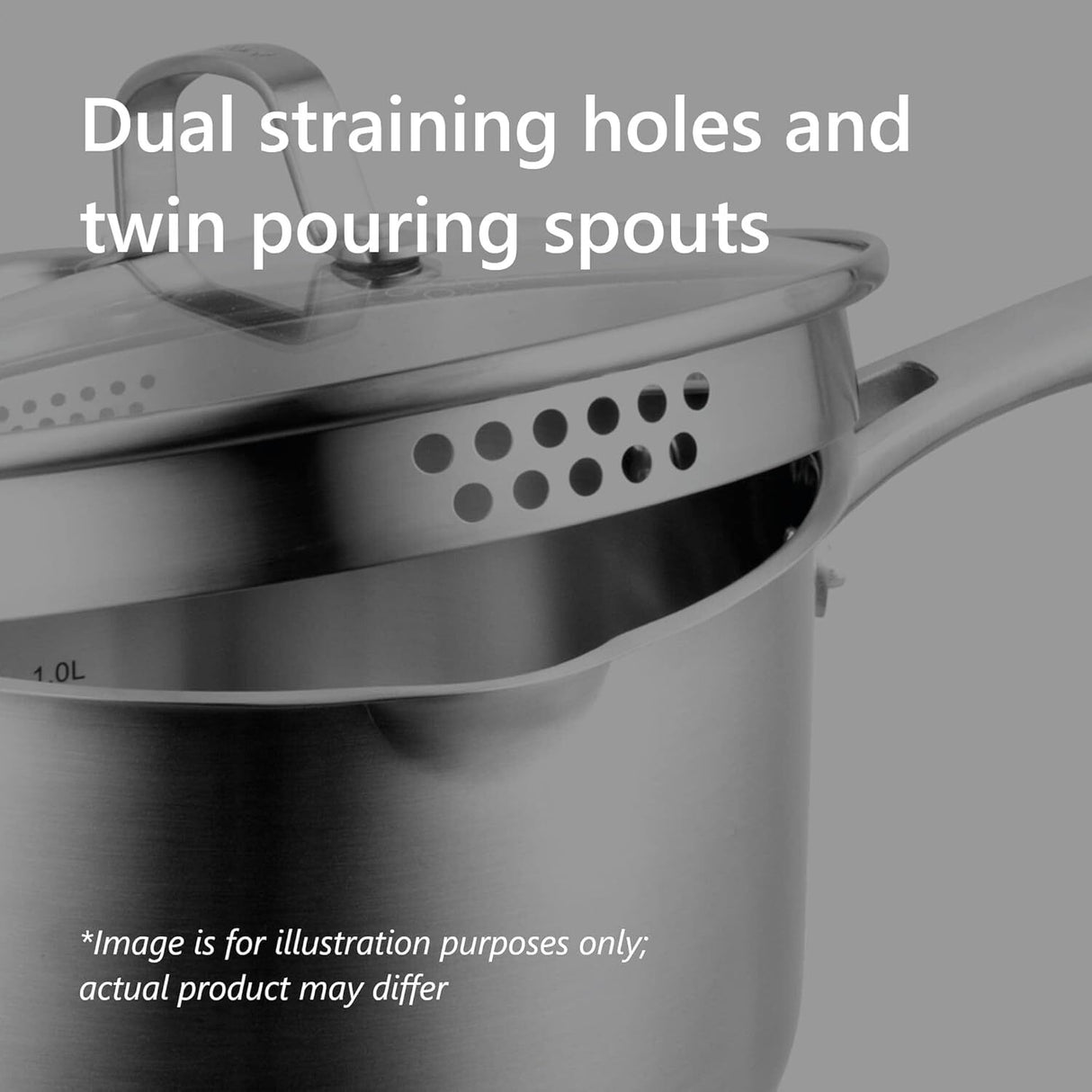 3-Piece Pyrolux Radius 85 Stainless Steel Saucepan Set
