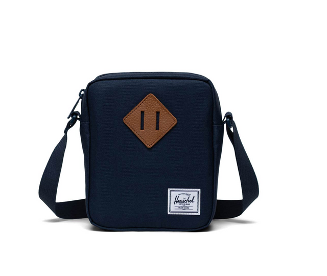 Herschel 3L Heritage Crossbody Bag with Adjustable Strap in Navy