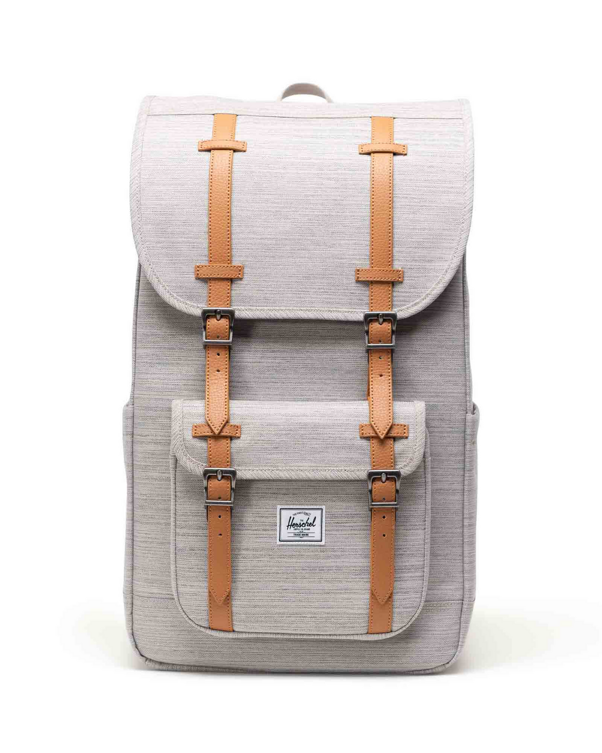 Herschel 30L Little America Backpack Bag w/ 15" Laptop Sleeve in Light Grey Crosshatch
