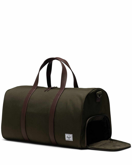 Herschel 43L Novel Duffle Duffel Bag w/ Adjustable Strap in Ivy Green