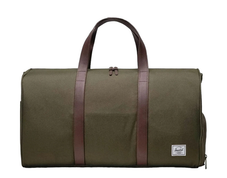 Herschel 43L Novel Duffle Duffel Bag w/ Adjustable Strap in Ivy Green