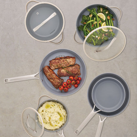 Pyrolux NEXGEN Ceramic Non-Stick Fry Pan 26cm Ivory | Recycled Aluminium, Non-Toxic Swiss Coating