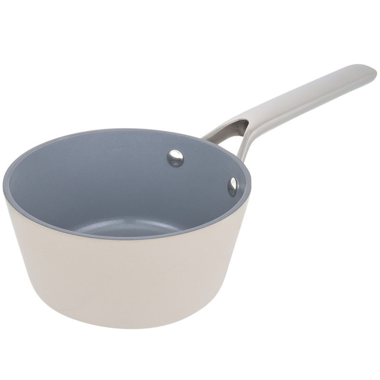 16cm Pyrolux NEXGEN Saucepan 1.3L Ivory | Ceramic Non-Stick, Induction Base, Oven Safe
