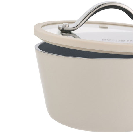 16cm Pyrolux NEXGEN Saucepan 1.3L Ivory | Ceramic Non-Stick, Induction Base, Oven Safe