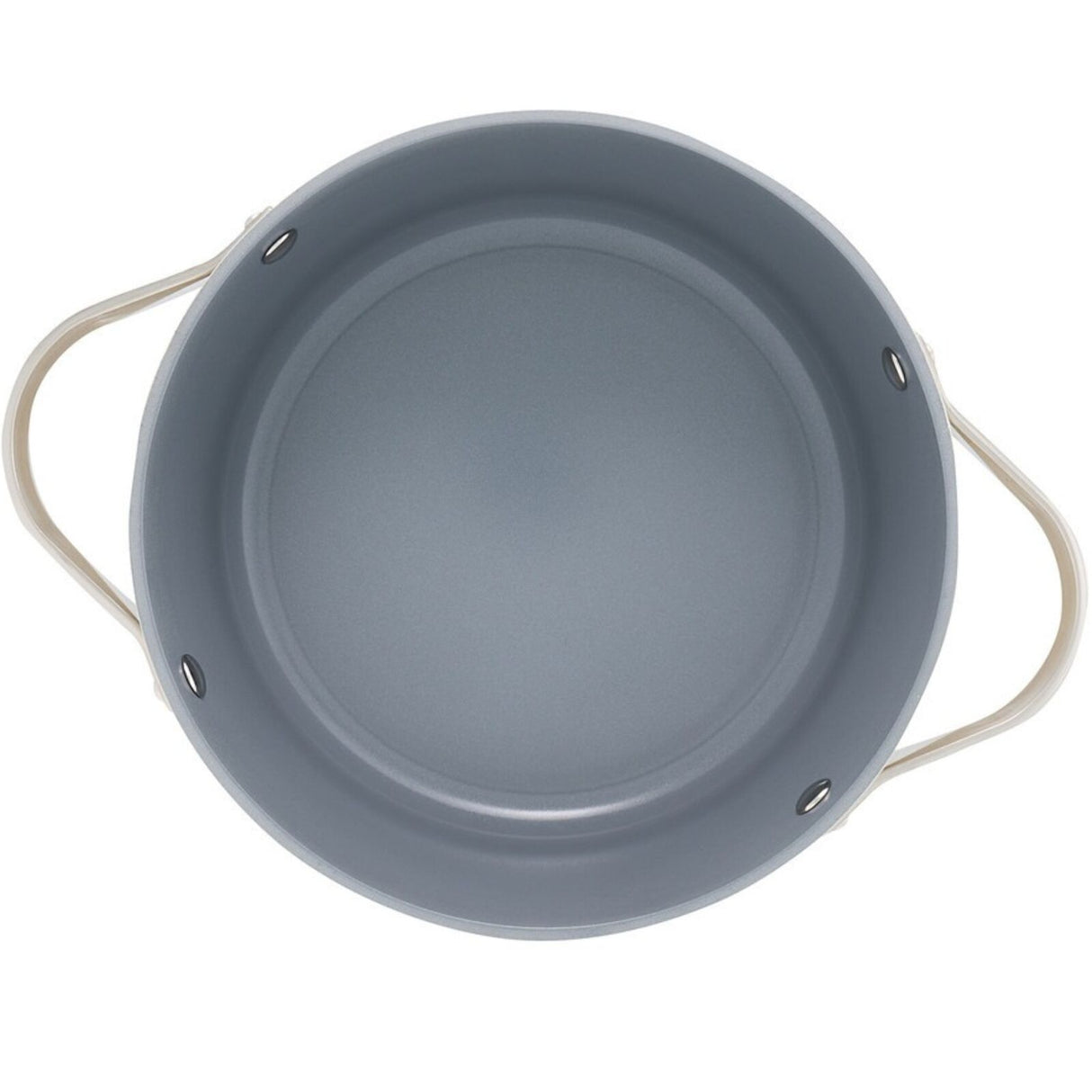 24cm PYROLUX NEXGEN Casserole 4.4L Ivory | Ceramic Non-Stick, Induction Base, Oven Safe