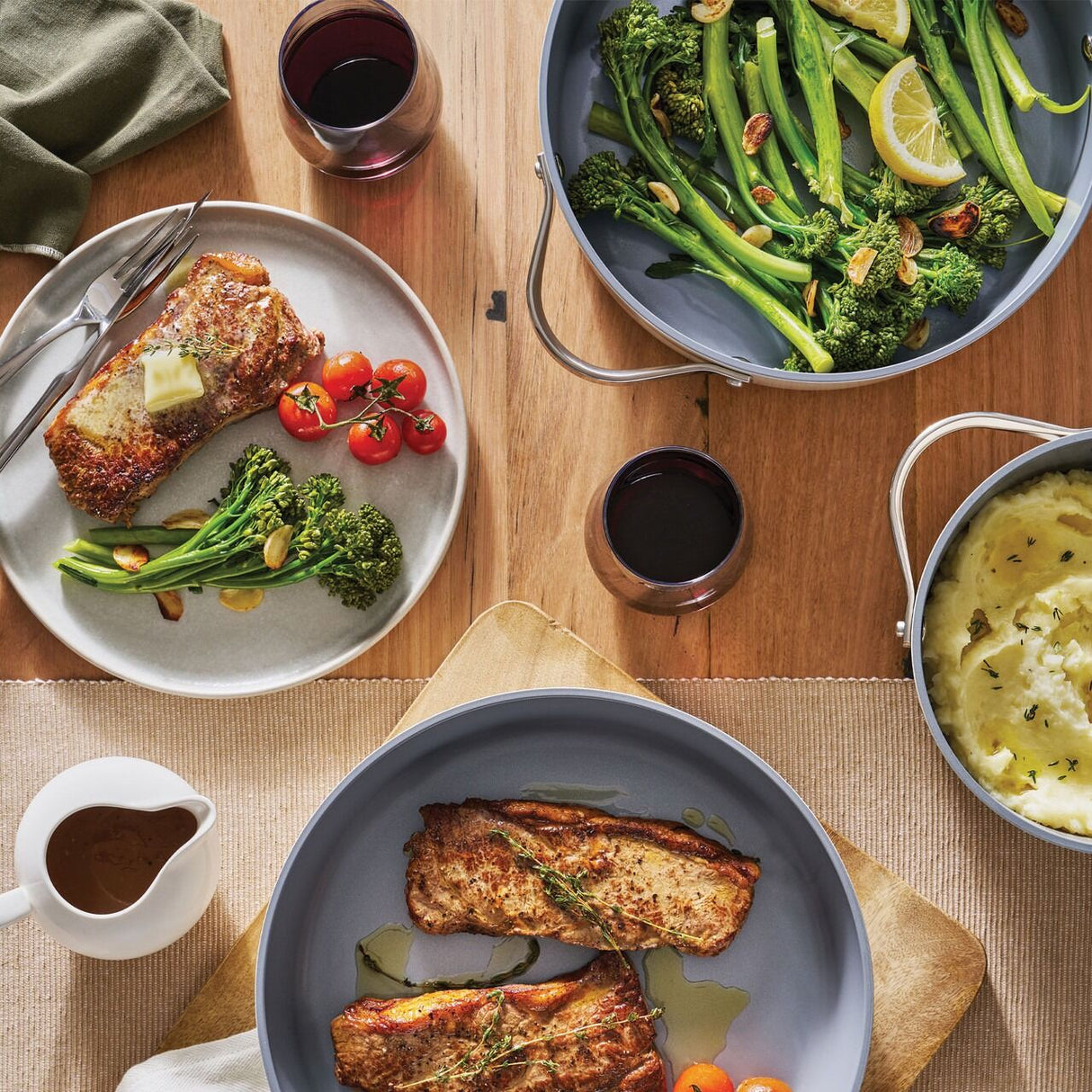 24cm PYROLUX NEXGEN Casserole 4.4L Ivory | Ceramic Non-Stick, Induction Base, Oven Safe