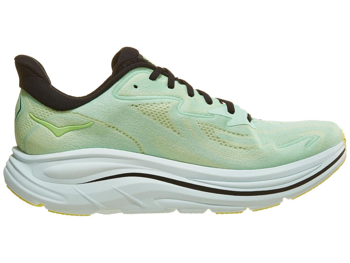Hoka Clifton 10 Men’s Running Shoes Lightweight CMEVA MetaRocker in Fluorite/Luna Moth