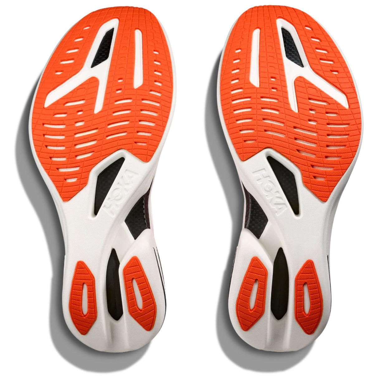 Hoka Cielo X1 2.0 Men’s Racing Shoes Dual Peba Foam Lightweight Carbon Plate in Frost/Lava