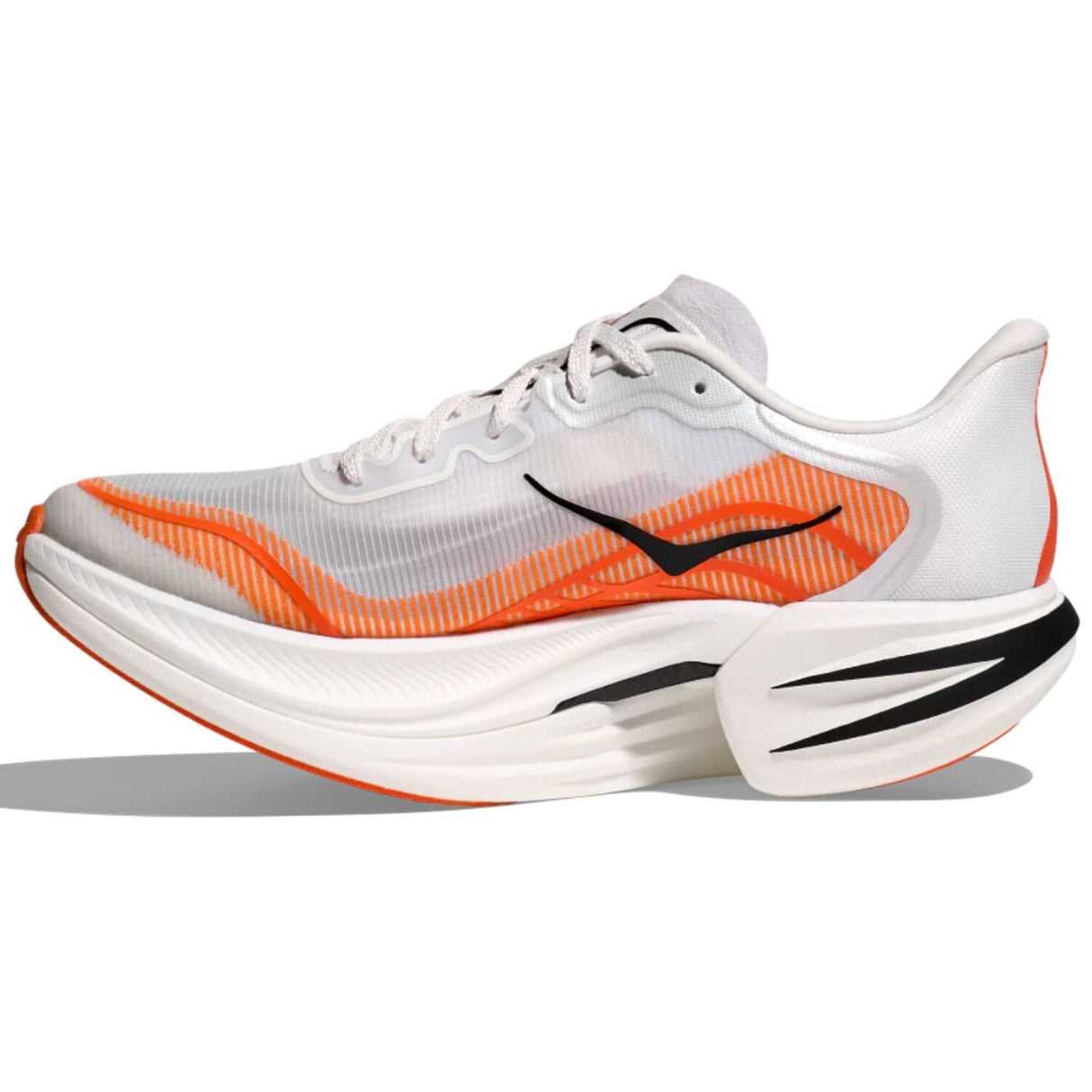 Hoka Cielo X1 2.0 Men’s Racing Shoes Dual Peba Foam Lightweight Carbon Plate in Frost/Lava