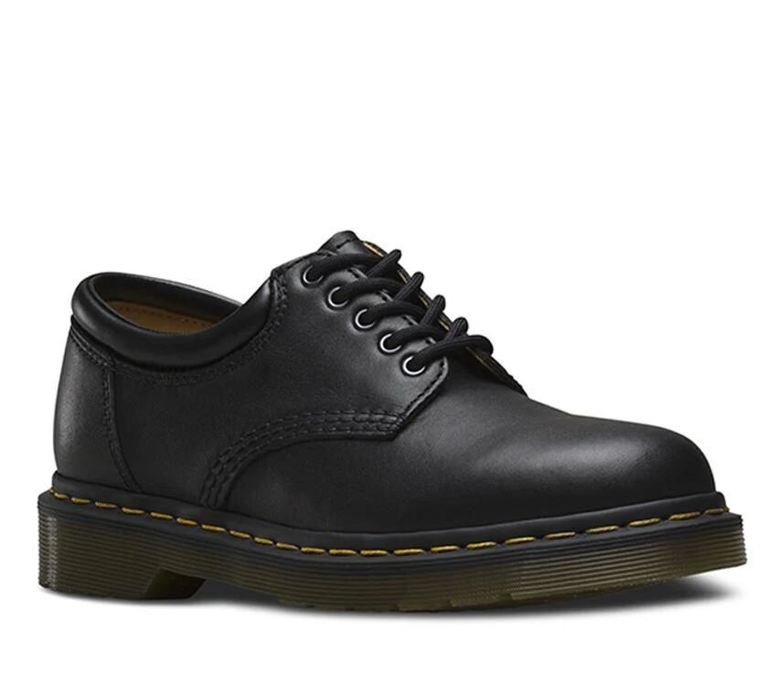 Dr. Martens 8053 5 Eye Leather Casual Shoes in Black Nappa