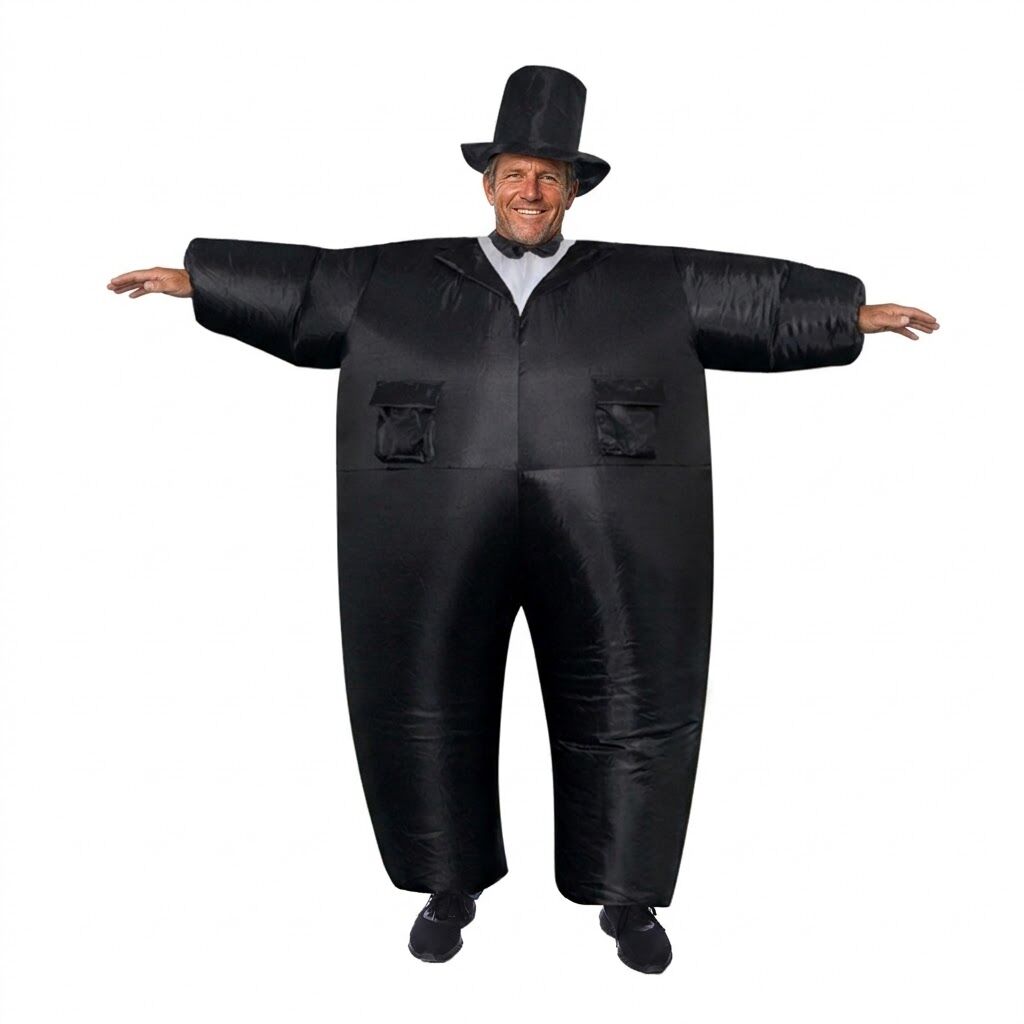 Adult Inflatable Gentleman Suit Costume - One Size (Halloween & Funny Fancy Dress)