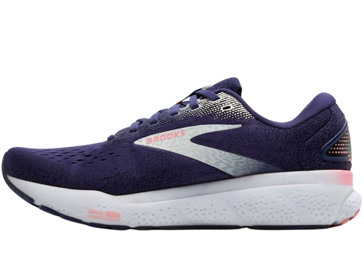 Womens Brooks Ghost 16 Running Shoes in Blue Ribbon/Dianthus – Size 7.5