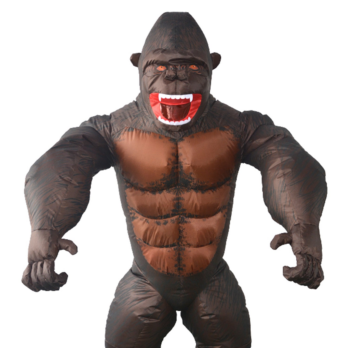 Adult Inflatable Gorilla Costume - Monkey/Ape - One Size (Halloween & Fancy Dress)