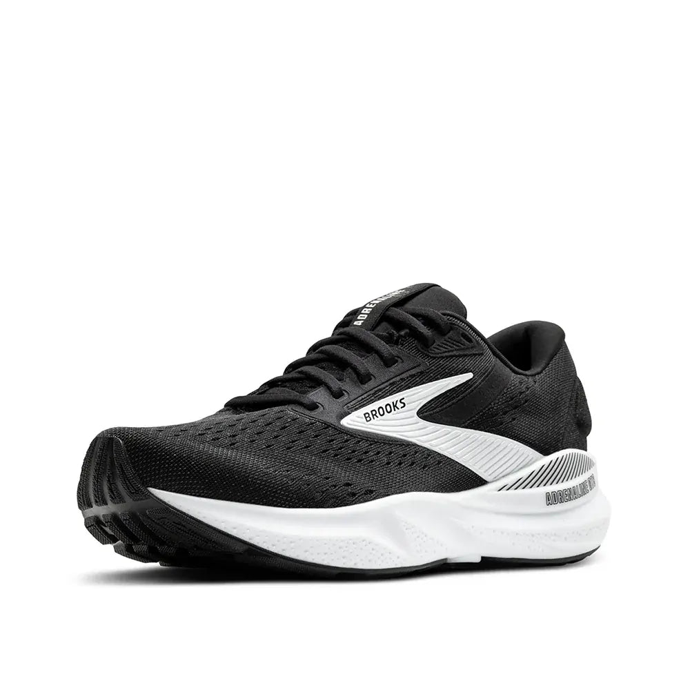 Brooks Adrenaline GTS 24 Womens Running Shoes Stability DNA Loft v3 in Black/White