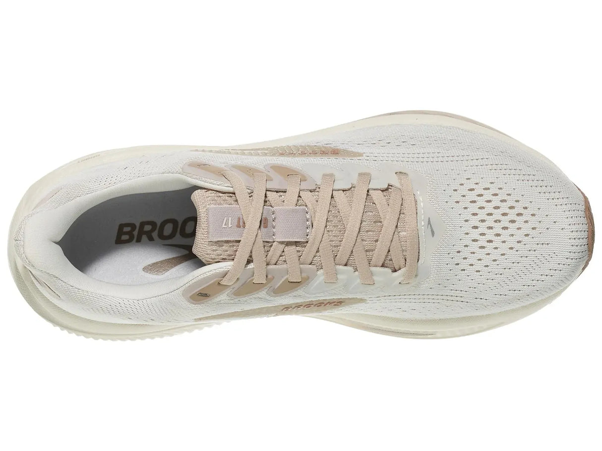 Brooks Ghost 17 Womens Running Shoes Neutral Cushioning in Grey/Chateau