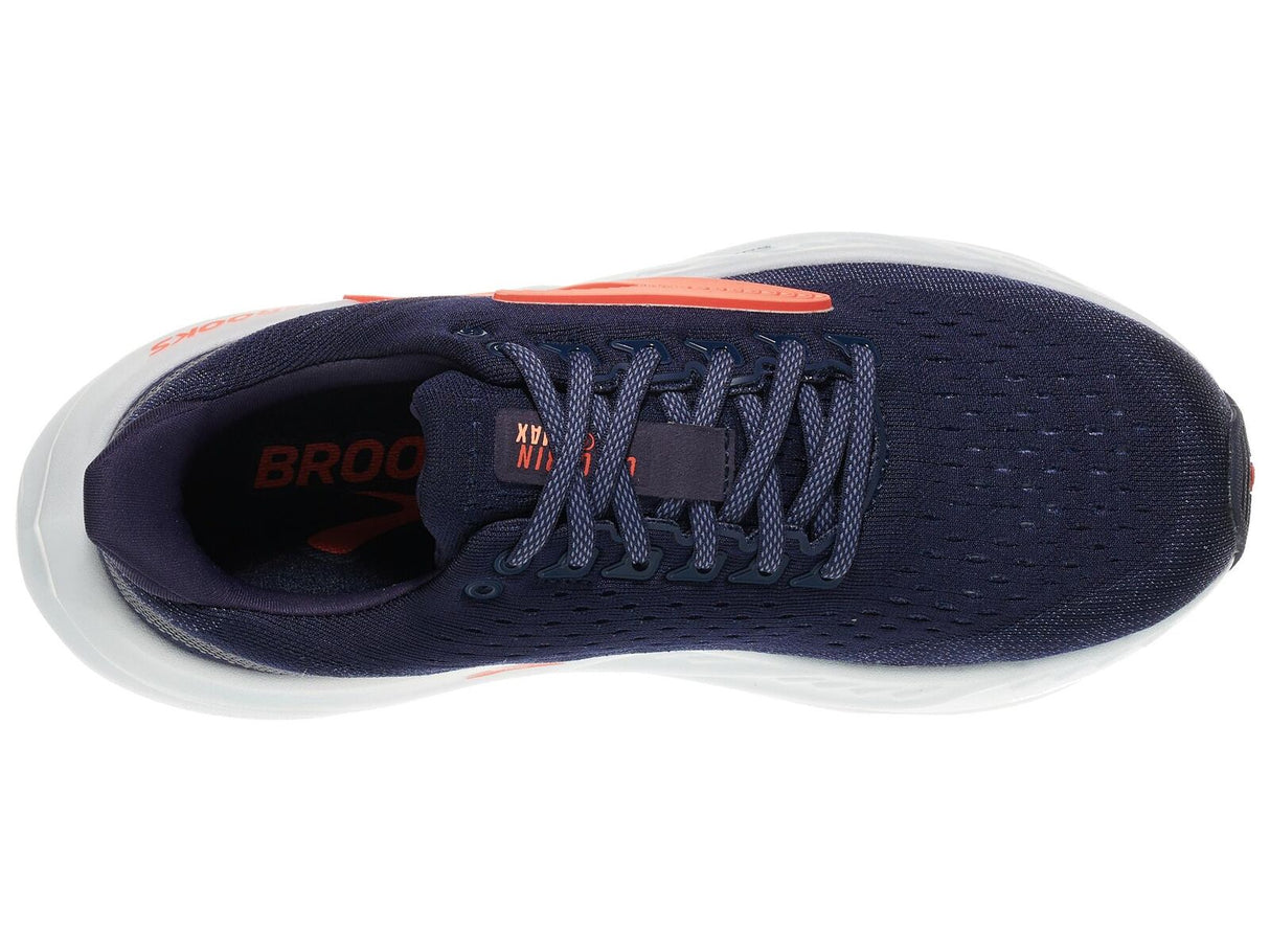 Brooks Glycerin Max Womens Running Shoes Max Cushion DNA Tuned in Peacoat/Blue/Coral