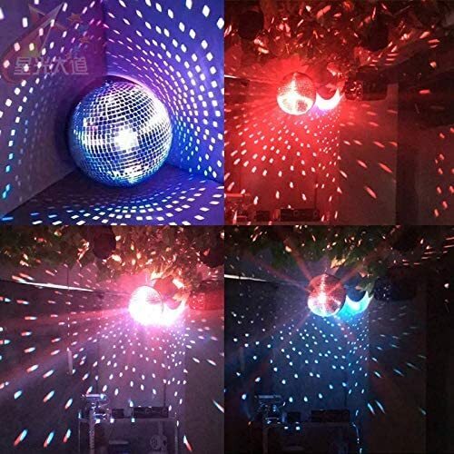 30cm Disco Mirror Ball - Shiny Silver Light for Dance Party/New Years Eve
