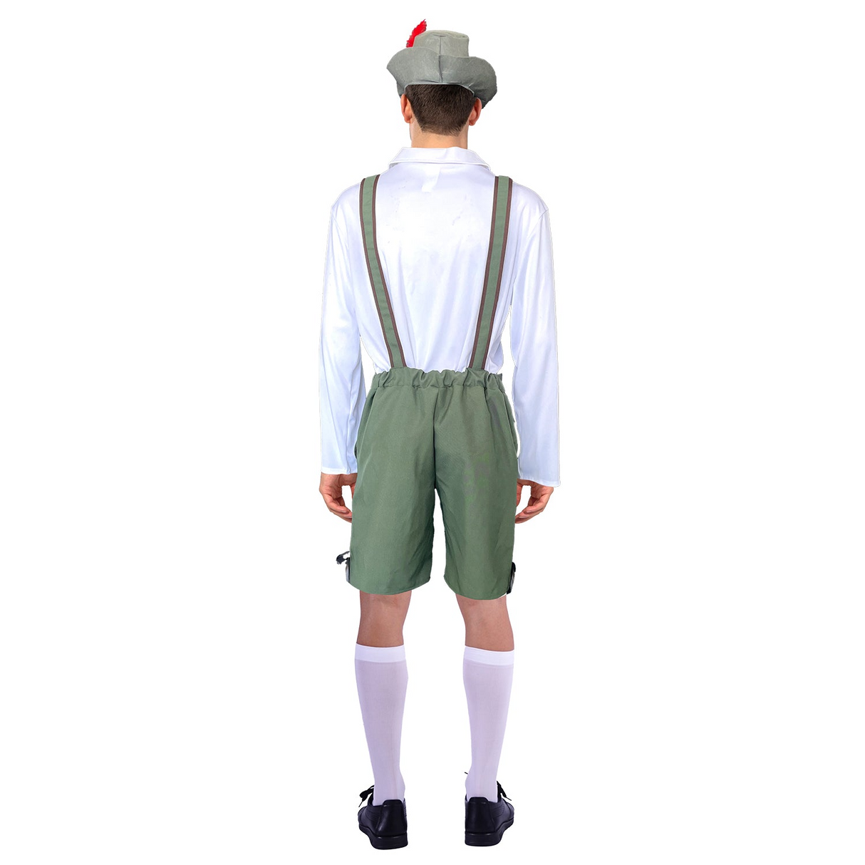 Adult Beer Mens Costume Oktoberfest Halloween Party - Green/White