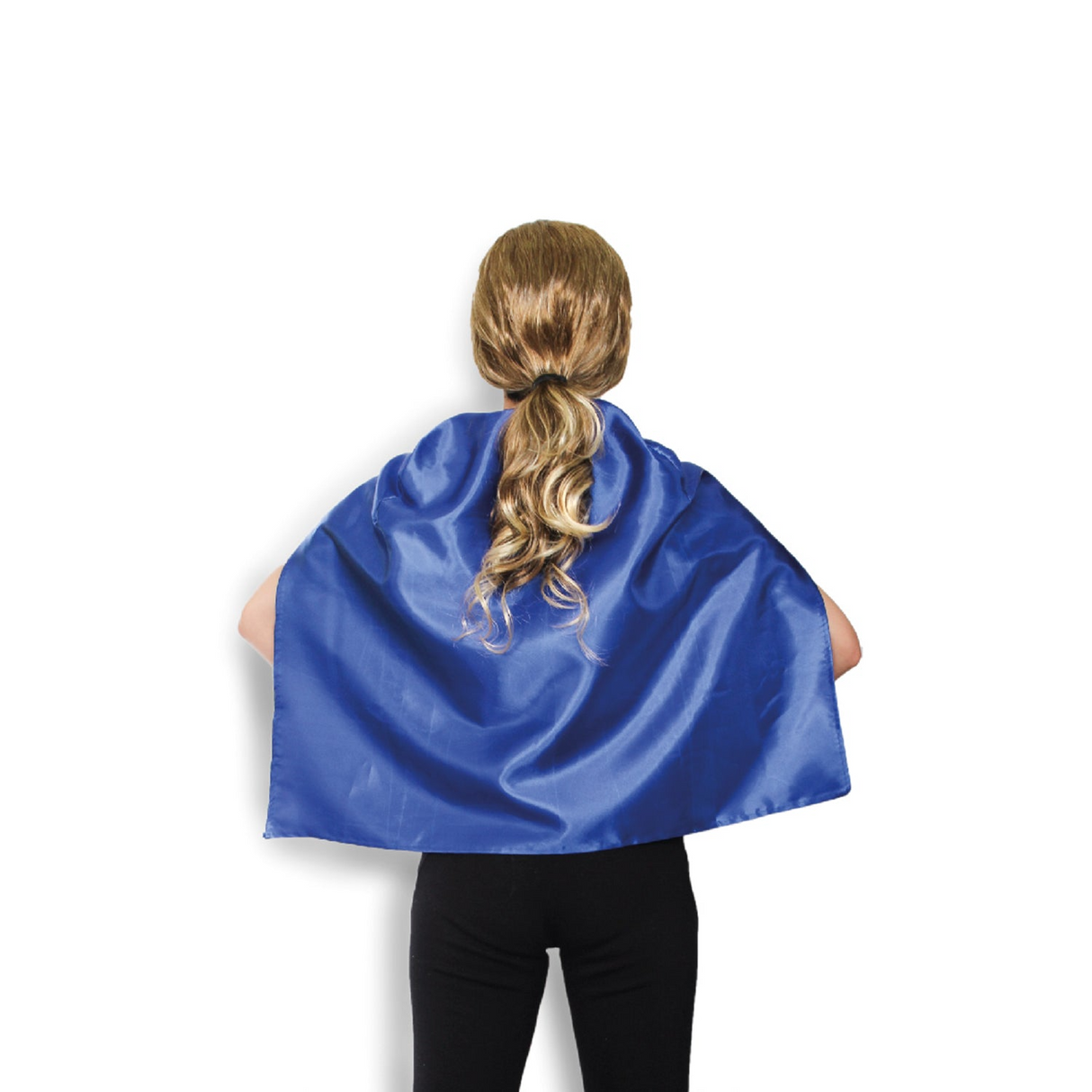 Short Blue Cape - Vampire Cloak/Kids Superhero Costume for Halloween/Fancy Dress Party