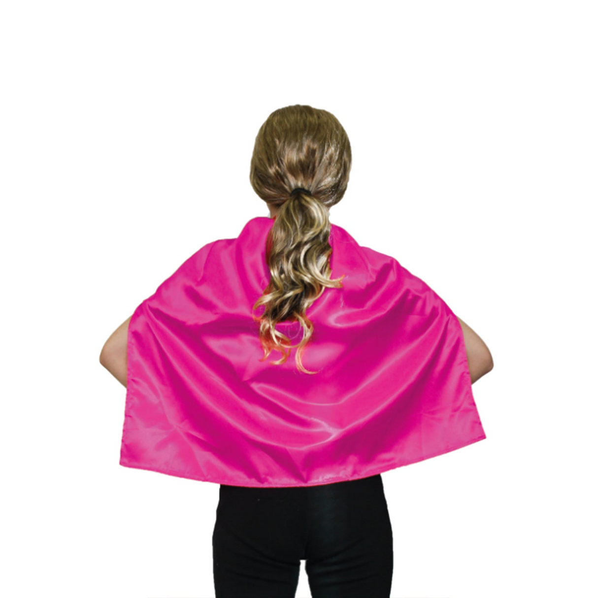 Short Pink Cape - Vampire Cloak/Kids Superhero Costume for Halloween/Fancy Dress Party
