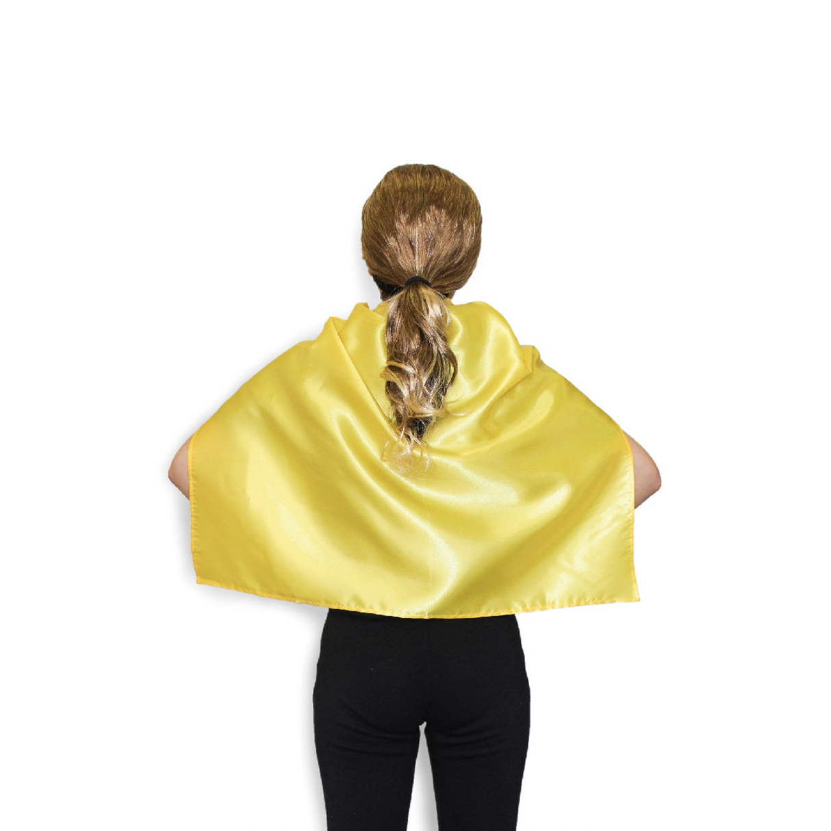 Short Yellow Cape - Vampire Cloak/Kids Superhero Costume for Halloween/Fancy Dress Party