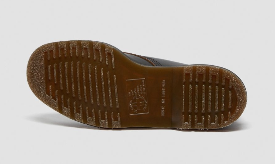 Dr. Martens Vintage 1460 8 Eye Leather Boots Black Quilon Shoes - Made in England