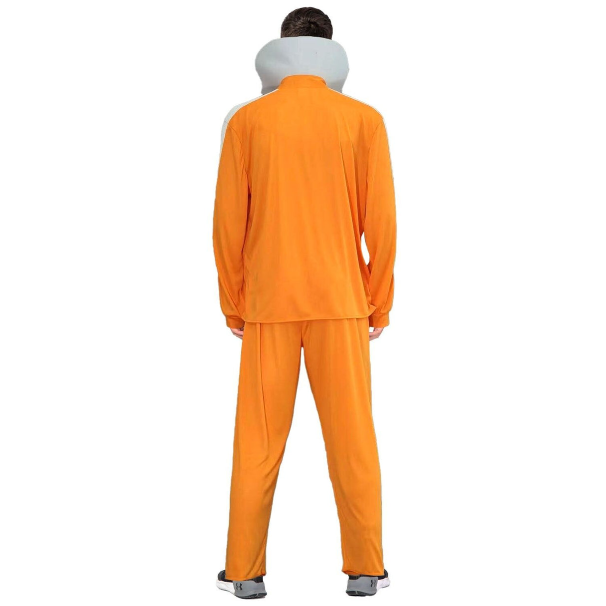 Adult Orange Tracksuit Jacket and Pants Set Book Week Costume Halloween Dress Up