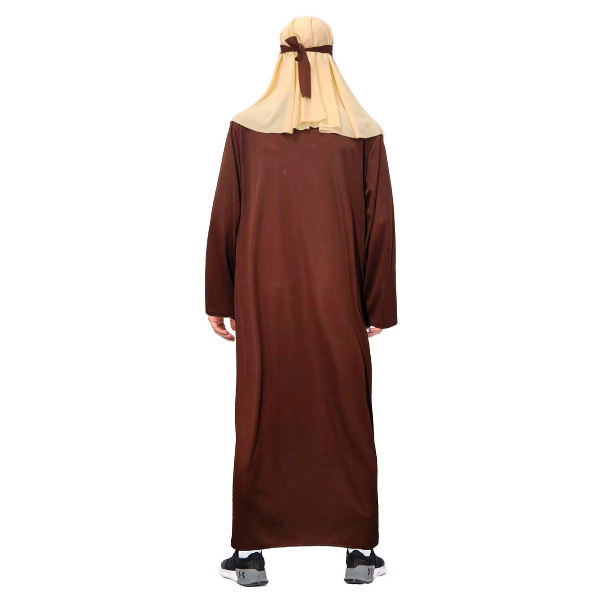 Adult Shepherd Costume - Nativity Robe, Headpiece & Belt Set (S/M & L/XL)