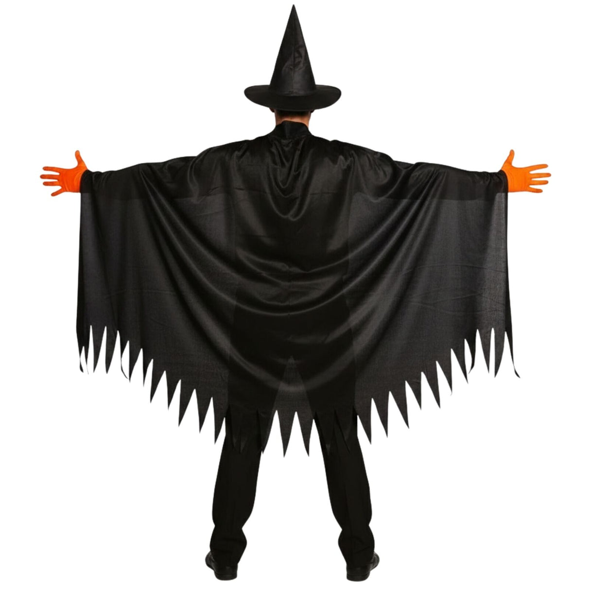 Pumpkin Slayer Costume Halloween Party Scary Fancy Dress Black Cape Adult Size