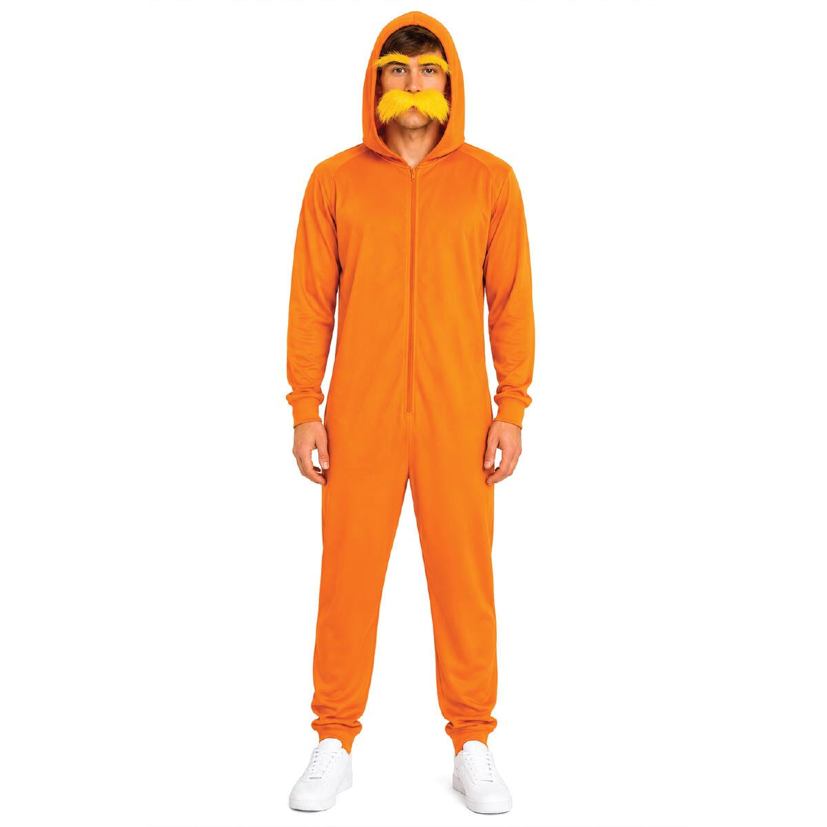 Adults Orange Jumpsuit Party Costume Halloween Lorax Book Week