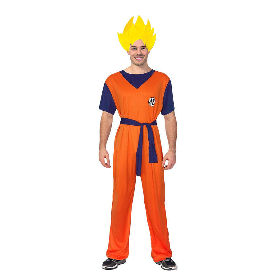 Adult Goku Martial Arts Warrior Costume - Dragon Ball/DBZ Style (Halloween & Fancy Dress)