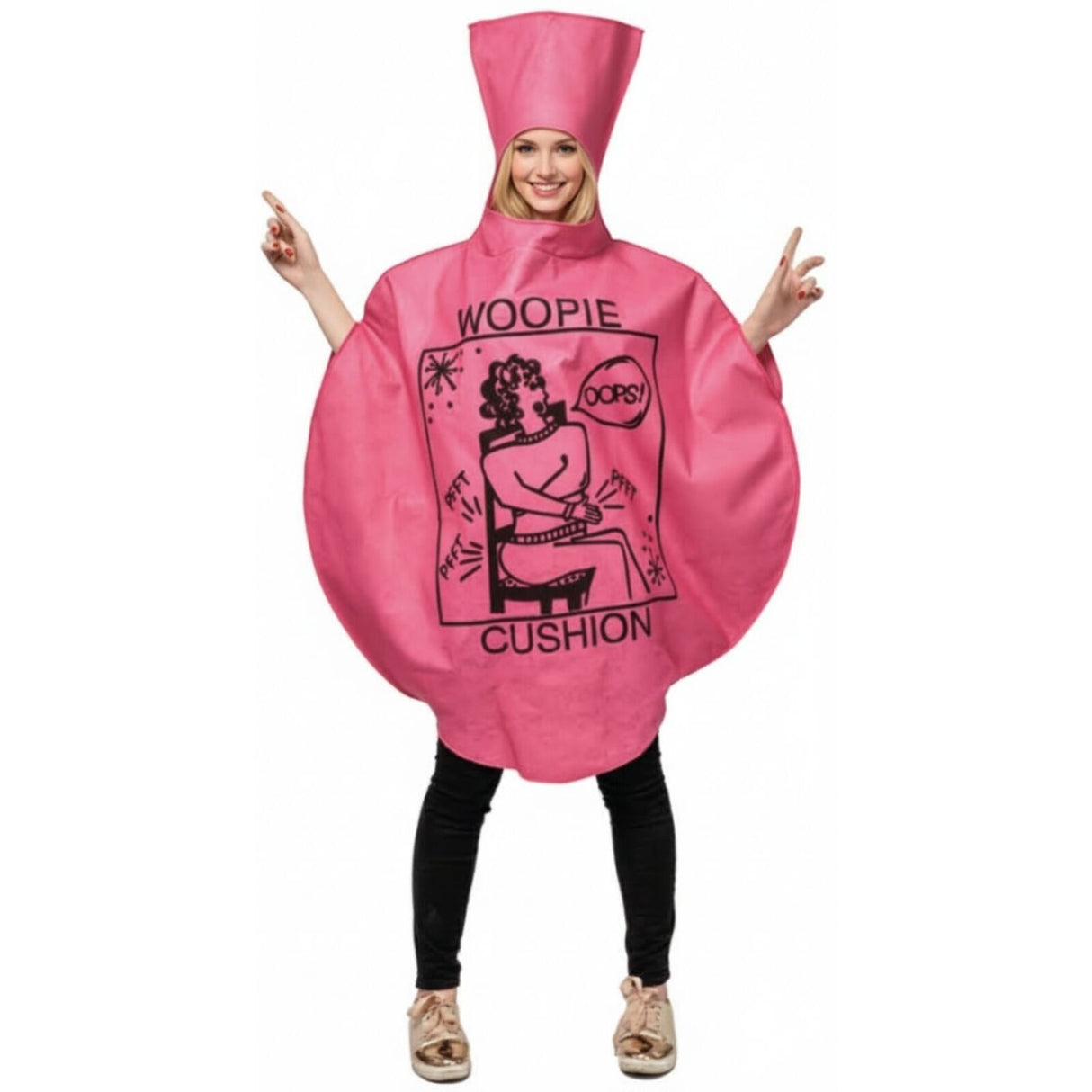 Adult Whoopie Cushion Costume - Funny Joke (Halloween & Fancy Dress)