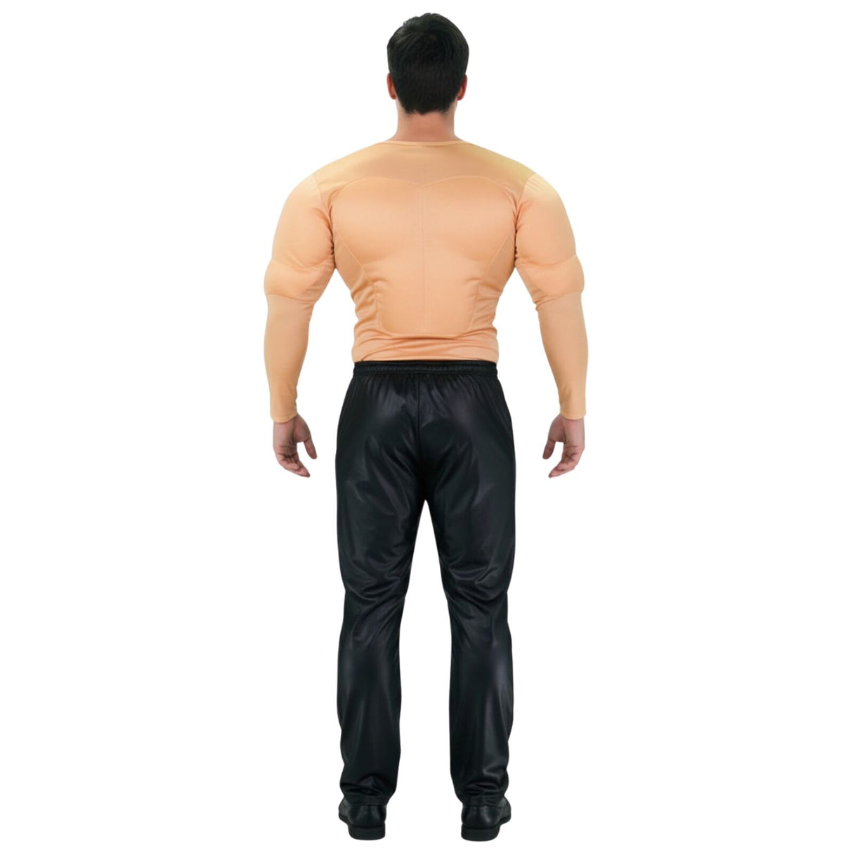Mens Muscle Man Suit Chest Padded Arms Shirt Beach Top Hero Halloween Costume