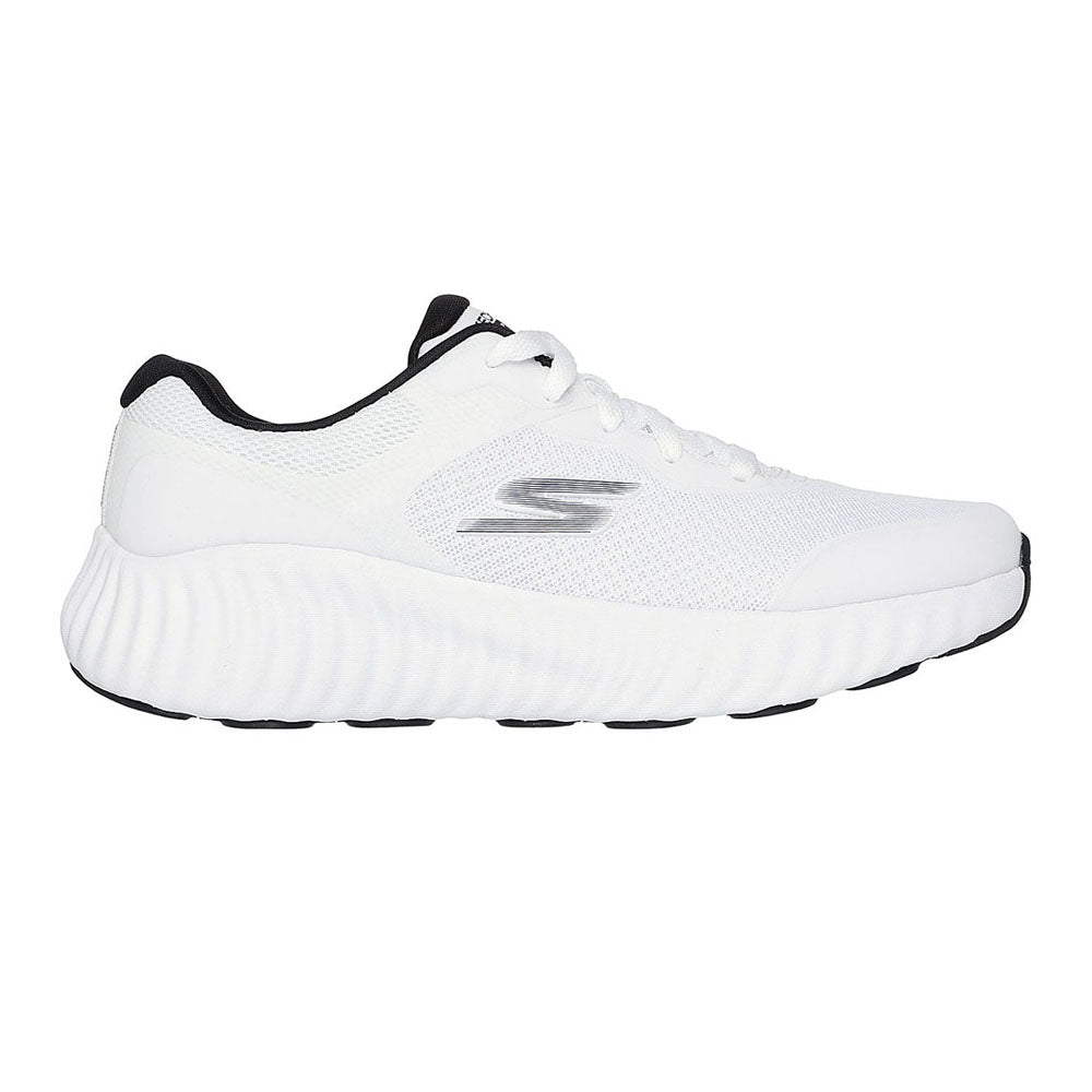 Skechers Womens Go Run Now Shoes Sneakers Prisma in White/Black