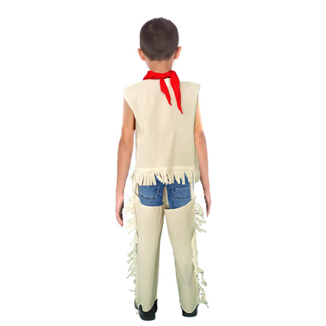 Boys Texan Cowboy Costume Child Wild Western Kids Book Week Halloween Outfit