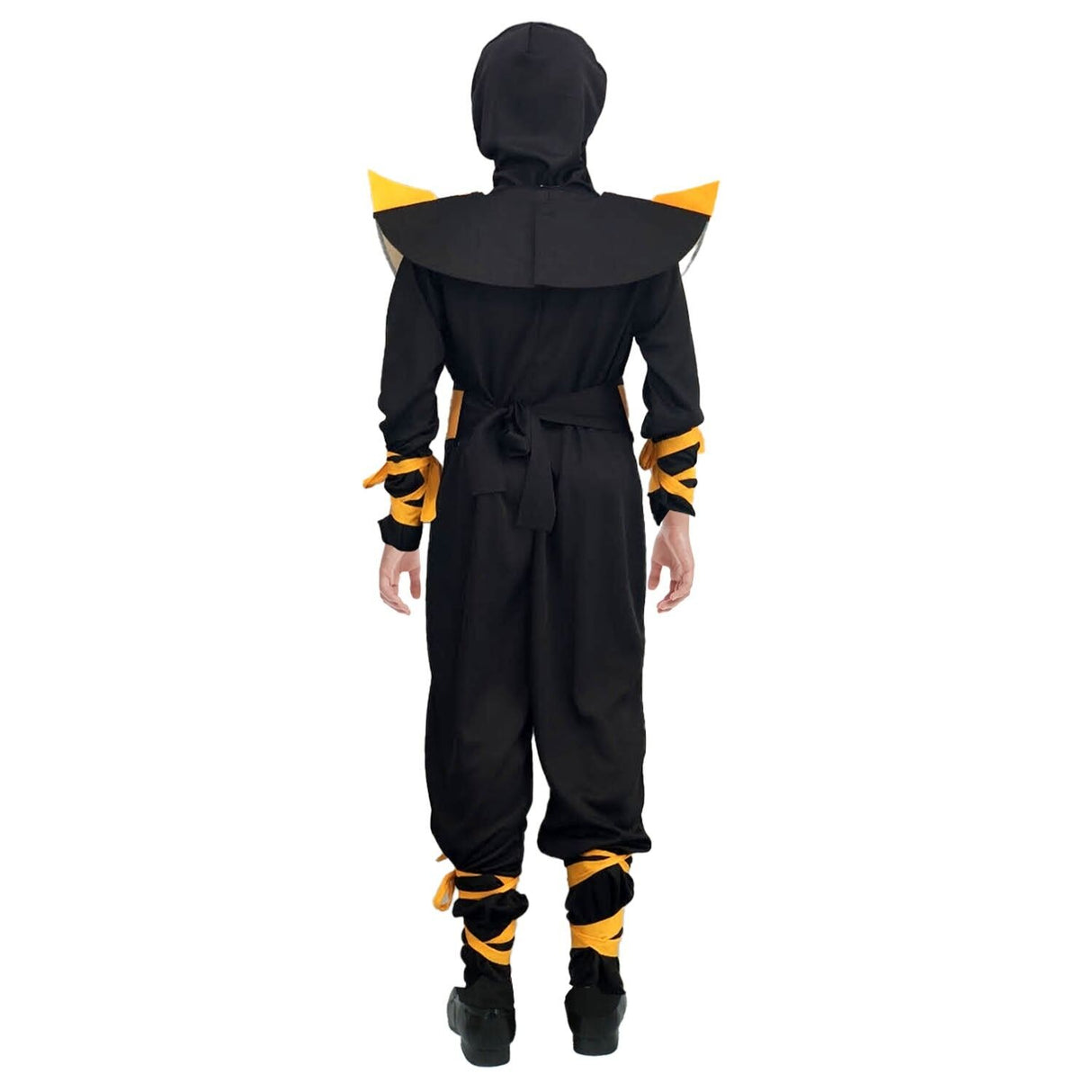 Children Ninja Warrior Assassin Suit Halloween Party Cosplay Costume in Yellow
