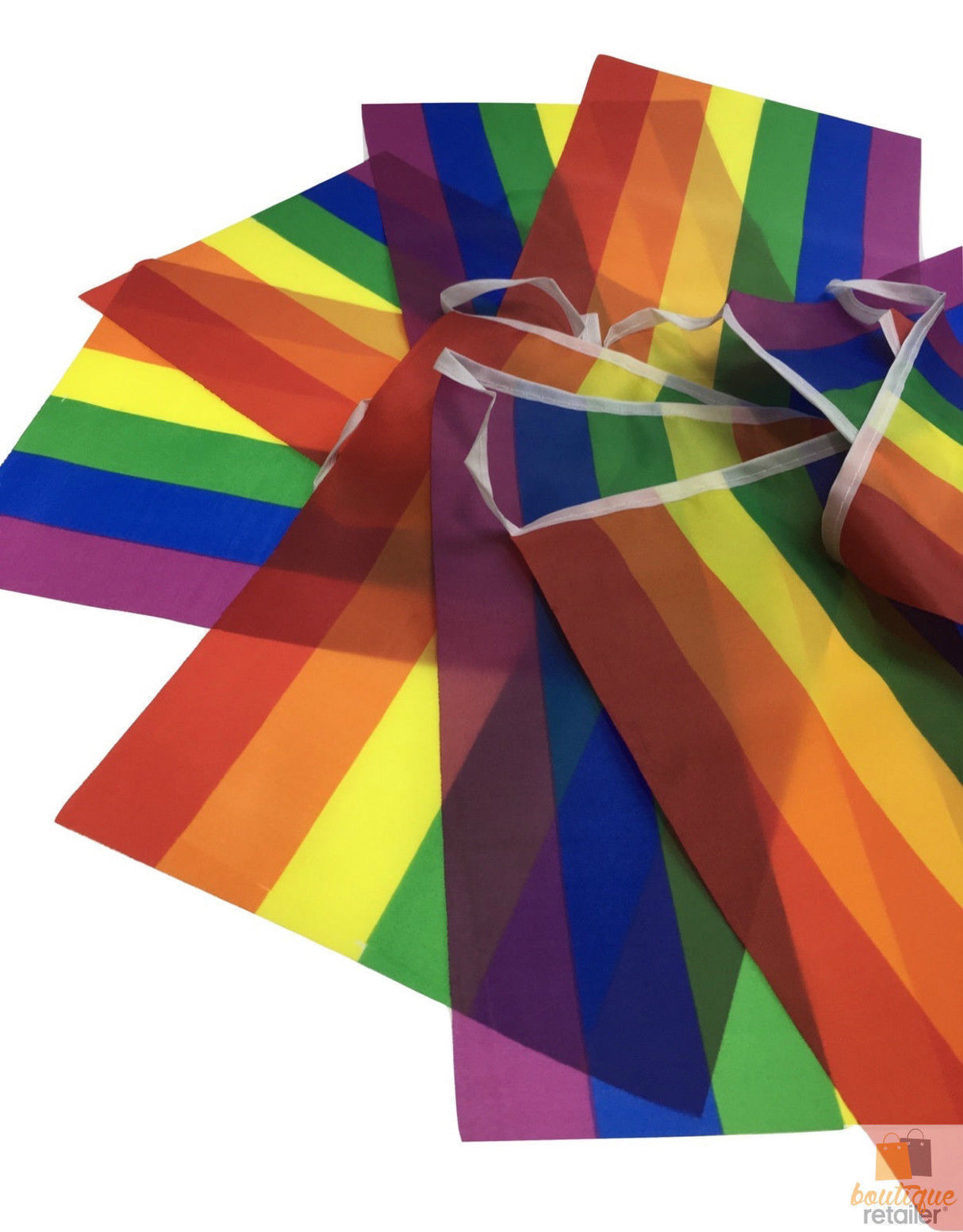3.6m Rainbow Bunting Flag - Pride Banner/Market Stalls