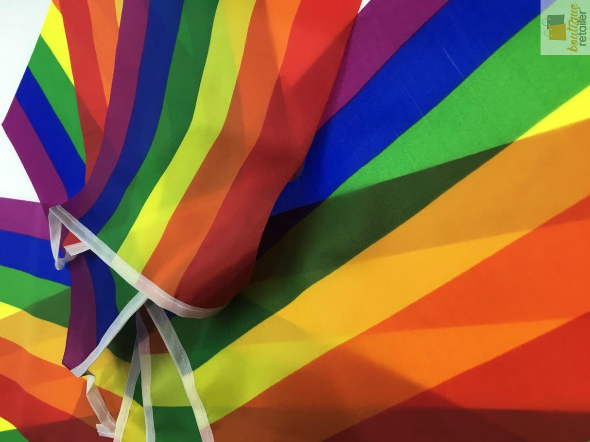 3.6m Rainbow Bunting Flag - Pride Banner/Market Stalls